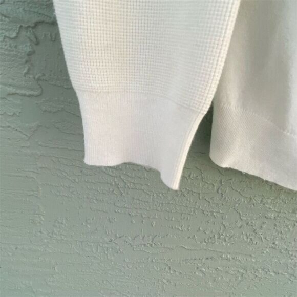 Peter Millar Women's Ivory Crewneck Sweater Size L Long Sleeve Casual - Picture 6 of 10